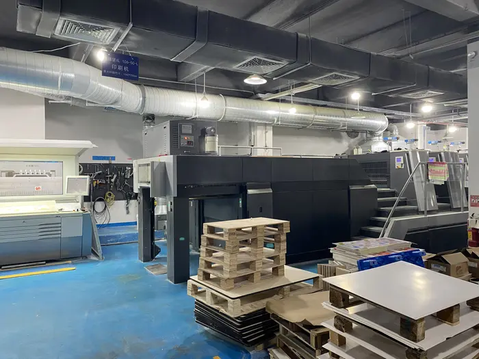 Paper cutting production area