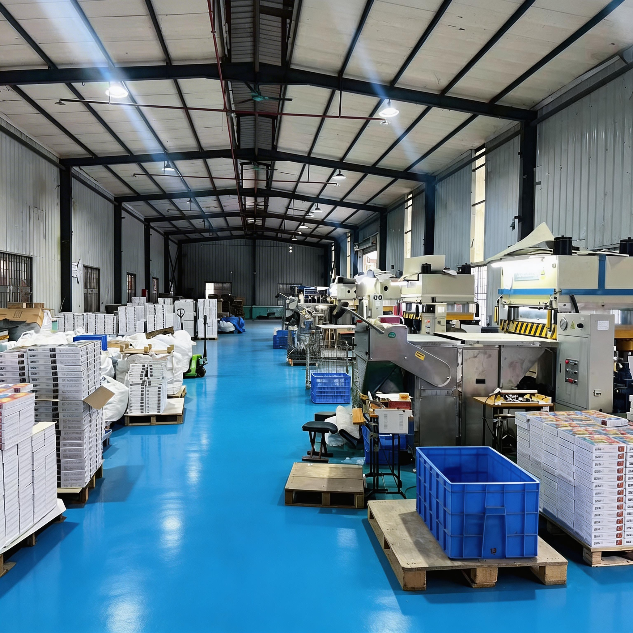 Puzzle workshop production floor